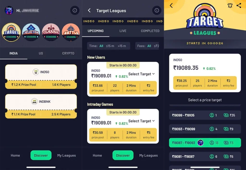 Target Leagues - Get the hang of forecasting price movements and, finally, practise technical analysis of stock performances.
