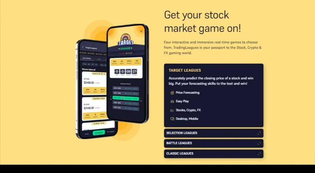 The games of the TradingLeagues platform have been carefully designed to be fun and immersive.